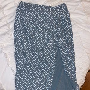 Abercrombie cinched midi skirt